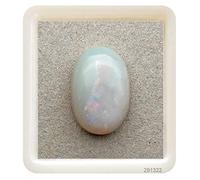 INDIA MADE 3.00 Ratti 2.00 carati certificato naturale opale bianco (austaliano) Rashi Ratan gemma per pietra naturale astrologo certificato non riscaldato non trattato Aa1+++ qualità per uomini e