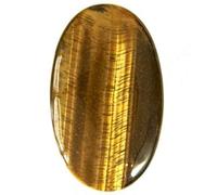 INDIA MADE 3 - 12,50 pietre naturali dell'occhio di tigre di Ratti hanno certificato il colore di Brown per uso astrologico.-B082MD32RW
