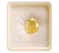 INDIA MADE 3.25 Ratti-15.25 RattiNatural Zaffiro giallo non riscaldato non trattato Qualità certificata in laboratorio Pukhraj pietra della nascita/Rashi Ratan/Zaffiro giallo Gemstone-B0CBTYJQLC