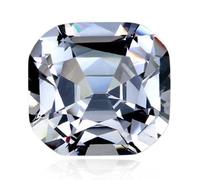 INDIA MADE 3,25 Ratti 2,75 carati zircone gemma certificata diamante americano sciolto pietra per uomini e donne, bianco-B0BH54LW37