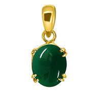 INDIA MADE 3 A 12.50 Ratti Verde Onice Pietra Panchdhatu Pendale Forma Ovale Onice Verde Pietra Prezzo Sotto 2000 Per Unisex-B0BFD8YTHZ