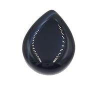 INDIA MADE 37 carati Kala Hakik (Akik) Pietra preziosa malocchio dimensione perfetta | Drop Cut-B0BDR3RV8H