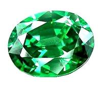 INDIA MADE 4,25 pietre preziose sciolte taglio diamante certificato naturale zircone cubico verde Ratti per uomini e donne S-B0C1P4P31C