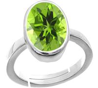 INDIA MADE 4.25 Ratti 3.41 carati A+Quality Peridot gemma anello per uomini e donne S-B0BQDSWFV4