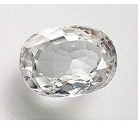 INDIA MADE 5.00 carati I bianco zircone pietra certificata originale I Cubic Zirconia gemma da laboratorio certificato-B0CZNYX5B9