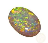 INDIA MADE 5.25 Ratti Fire Opal Stone Certified Natural Oval Shape A+ Quality Astrological Australian Fire Opal Loose Gemstone For Men And Women S-B0C1937M4B