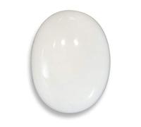 INDIA MADE - 5.5 Ratti - 3.44 carati - 100% naturale opale bianco pietra originale certificata australiana pietra naturale certificata originale-B09QYNTHL9, argento, zaffiro creato, argento, Zaffiro