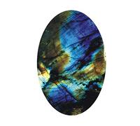 INDIA MADE 6.00 Ratti 5.00 ct.Natural Labradorite Pietra Originale E Certificata Morpankhi Gemstone-B0DK91YYL3