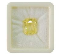 INDIA MADE 6,25 Ratti - 5,72 carati non riscaldato non trattato estratto naturale zaffiro giallo (Pukhraj) originale e certificato prezioso sfuso gemma per uomini e donne S-B0CQYGLLC5
