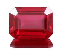INDIA MADE 6,25 Ratti Natural Aa++ Qualità Birmania Rubino Manik Pietra Originale Terra Certificato Mind (Lab - Approvato) Forma Quadrata Aaaa+ Gemma Eccellente Taglio Quadrato -B0DPMLNKT6