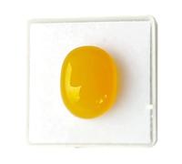 INDIA MADE 6.77 carati certificata giallo naturale Sulemani Hakik pietra preziosa agata Haqiq Haqiq pietra per uomini e donne-B0CV53L943, Argento, Zaffiro sintetico