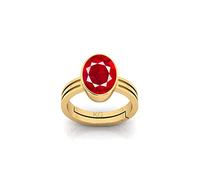 INDIA MADE 7.00 Ratti Birmania Rubino Pietra/Manik Lab Certified Natural Gemstone-B0BMYRYK9S
