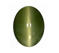 INDIA MADE 7.00 Ratti Cat'S Eye Gemstone/Lehsunia Gemstone/Cats Eye (Ketu) Gemma originale certificata - B0BY448LTT