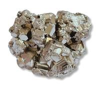 INDIA MADE 7.25 Ratti 6.00 carati Pirite Pietra Originale Pietra Per Ricchezza E Affari Fortuna/Vastu/Tavolo Da Lavoro Decore con Maggiore Potere Di Volontà E Manifestazione-B0CTXD52WM
