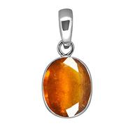INDIA MADE 7.25 Ratti 6.47 carati A+Quality Hessonite Gomed gemma ciondolo per donne e uomini S-B08PFV4SKX