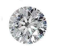 INDIA MADE 7.25 Ratti Bella Forma Rotonda Originale Certificato Zircone Bianco Naturale/American White Diamond Stone Loose Gemstone Per Uomini E Donne-B0CQH82CQC