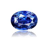 INDIA MADE 7,25 Ratti Deluxe Quality Energised Natural Original Blue Sapphire Stone I Neelam | Nilam I Precious Loose Gemstone by Lab Certified-B0CKWBLF71