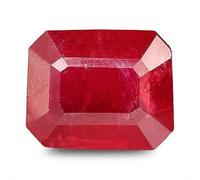 INDIA MADE 7.25 Ratti Natural Aa++ Qualità Birmania Rubino Manik Pietra originale Terra certificata Mente Naturale Sfusa Gemstone-B09X7DB8TR