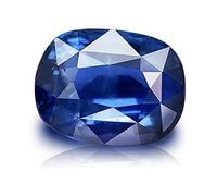 INDIA MADE 7.25 Ratti Neelam Stone Certificato Naturale Originale Blu Zaffiro Pietra Nascita | Rashi Ratan-B0CTYDHJCX
