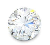 INDIA MADE 8.00 Ratti Bella Forma Rotonda Originale Certificato Zircone Bianco Naturale/American White Diamond Stone Loose Gemstone Per Uomini E Donne-B0CQHHMJ96