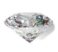 INDIA MADE 8.25 carati Bella Forma Rotonda Originale Certificato Naturale Zircone Bianco Bianco Americano/Pietra Diamante Bianco Americano Sfuso Gemma Per Uomini E Donne-B0BZW7F3Q1