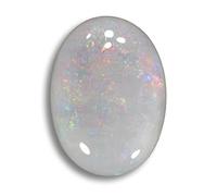 INDIA MADE 9.00 Ratti Opal Stone Certified Natural Untreatet Fire Aa Oval White Astrological Australian Opal Loose Gemstone-B0BFLSSBVF