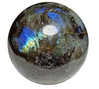 INDIA MADE 9.25 Ratti 8.0 Crt Labradorite Ovale easing Pietra Pietra di Forma Ovale Grigio Per Reiki Stone easing Crystal easing & Meditation-B0DK92HNG2