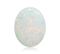 INDIA MADE 9.25 Ratti 8.00 carati opale naturale certificato AAA ++ qualità ovale bianco opale australiano astrologico sfuso gemma-B0BZ8S6WGL, argento, zaffiro creato, argento, Zaffiro sintetico