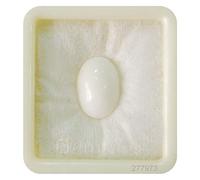 INDIA MADE 9,50 carati opale naturale ovale bianco pietra preziosa certificata da uomini e donne - B0B9JPF85Y, argento, zaffiro creato, argento, Zaffiro sintetico