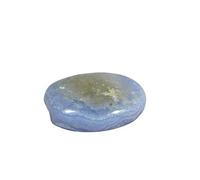 INDIA MADE Agata naturale semi preziosa blu pizzo 108.5Ct-B08VGK329T