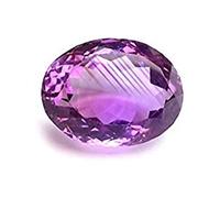 INDIA MADE Ametista Kathela certificata naturale taglio ovale sciolto viola ametista gemma 7.95 Ratti-B09SCZLTSF