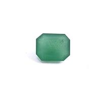 INDIA MADE Anello in onice verde naturale da 10,22 ratti/9,20 ct, taglio smeraldo, gemma unisex -B07F14GNS8