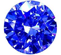 INDIA MADE Blue Diamond 10.25 Ratti Cubic Zirconia Zircone Jerkan Pietra preziosa naturale certificata per uomini e donne-B0BMDZ729X