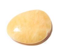 INDIA MADE Calcite gialla naturale burattata Set di 5 pietre Chakra e Reiki easing Manifestazione pietra meditazione cristallo Pocket Stone-B07CH37LTD