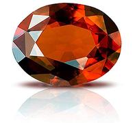 INDIA MADE Certificato non riscaldato non trattato 4.25 Ratti 3.10 carati A+Quality Natural Hessonite Granato Gomed gemma sciolta per donne e uomini S-B08WLZNBVB