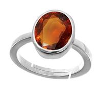 INDIA MADE Certificato non riscaldato non trattato 5.25 Ratti 4.32 carati A+naturale Hessonite granato Gomed gemma sciolta per donne e uomini-B0CCMGFNRX