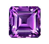 INDIA MADE Certificato non riscaldato non trattato 6.00 Ratti 5.75 carati A+ qualità ametista naturale sciolto gemma per donne e uomini S-B0BR87QZJL