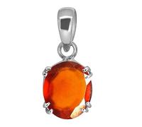 INDIA MADE Ciondolo a medaglione placcato in argento con certificato 12,25 ratti/11,45 carati, qualità deluxe, qualità per donne e uomini, S-B09H354W5G