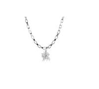 INDIA MADE Ciondolo in argento Sterling (purezza 92,5%) con ciondolo a catena Durga Maa (ciondolo con catena veneziana-55,9 cm) per uomini e donne in argento puro Durga Maa catena medaglione per buona