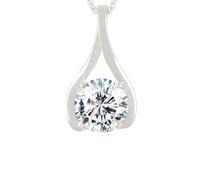 INDIA MADE Ciondolo in pietra di zircone rosa naturale da 3,25 carati/medaglione con diamante americano originale certificato gemma ciondolo placcato argento per uomini e donne-B0C1VK7MQ6