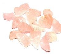 INDIA MADE Cristalli grezzi grezzi naturali del quarzo rosa che facilitano le pietre di meditazione.-B07VLNCSKL