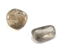 INDIA MADE Cristallo naturale di quarzo fumé di grandi dimensioni 2 cristalli per Reiki easing-B08NYC4VXQ