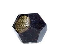 INDIA MADE Dodecaedro in orgone granato naturale Una fusione di energia protettiva e potenziamento spirituale-B0CWY58LG7