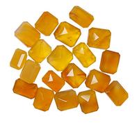 INDIA MADE Gemma sfusa corniola gialla naturale (confezione da 1 pezzo)-B077L2VW7Y