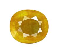 INDIA MADE Gemme 3,25 Ratti/2,50 carati I valore astrologico pietra zaffiro giallo I naturale certificato in laboratorio estratto zaffiro giallo di alta qualità/gemma sfusa Pukhraj I - B0CLKL4LHZ