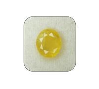 INDIA MADE Gemme 6.42 carati/7.25 Ratti Yellow Sapphire-Pukhraj Pietra non riscaldata, non trattata, originale naturale terzo estratto giallo zaffiro-Pukhraj Gemstone-B0CC9TN718