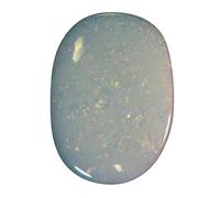 INDIA MADE Gemme 9.00 Ratti Opale Naturale Certificato Fuoco Ovale Bianco Astrologico Australiano Opale Sfuso Gemma Per Uomo O Donna-B0CFR776NL, Argento, Zaffiro Creato, argento, Zaffiro sintetico