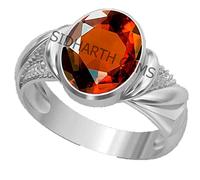 INDIA MADE Gomed - Granato essonite naturale e certificato da 10,00 carati, pietra preziosa astrologica regolabile per uomini e donne-B0BX4K5Y6K