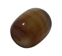 INDIA MADE Kala Sulemani Hakik Akik da 14,5 carati, pietra malocchio, 13,76 mm, forma rotonda, dimensione perfetta, B09VYCKPXV