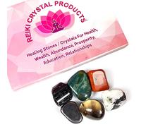 INDIA MADE Kit di pietre naturali per messa a terra con 7 cristalli chakra, tutti i set di pietre sono energizzate da esperti Reiki easing Grand Master-B09WYT2ZFP